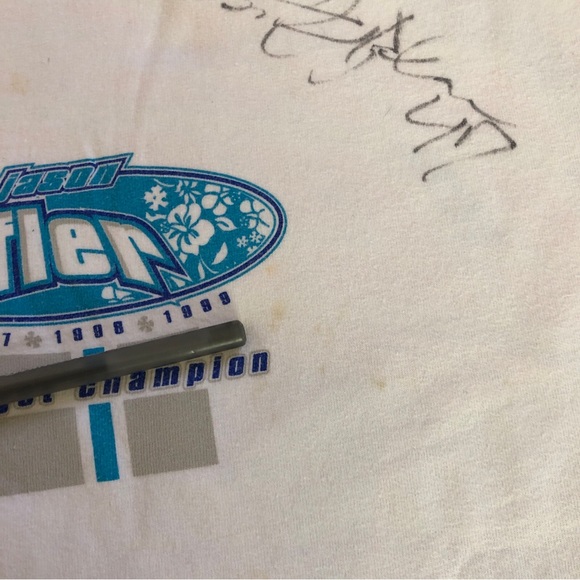 Vintage 2001 Signed Jeff Leffler 97,98,99 Midget Racing Champion T Shirt Womens - Picture 10 of 11